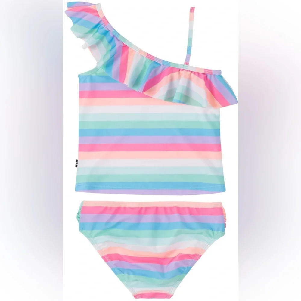 Nautica Girls' Two-Piece Bikini Swimsuit‎ Set, UPF 50+ Sun Protection, Quick-Dry